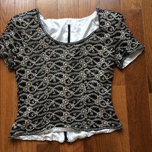Embellished vintage top