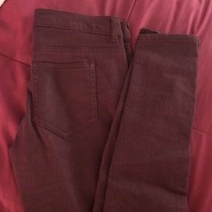Burgundy Jeans from H&M