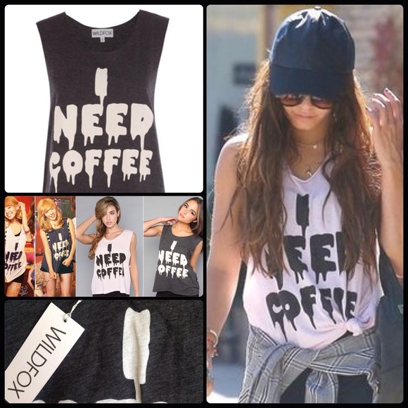 Wildfox Tops - HOLD🔫 WILDFOX ☕ I NEED COFFEE NWT