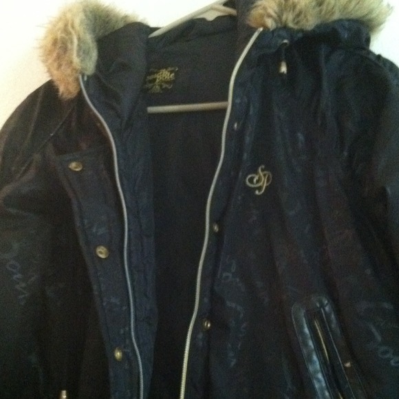 ⚡️⚡️ SOLD⚡️Jacket black  ziper sweter in waist - Picture 2 of 4