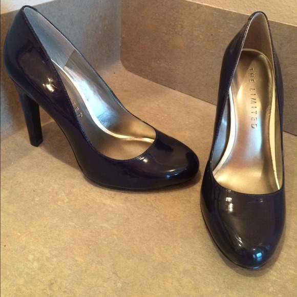 Navy patent Limited pumps - never worn size 7