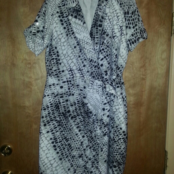 Calvin Klein wrap dress