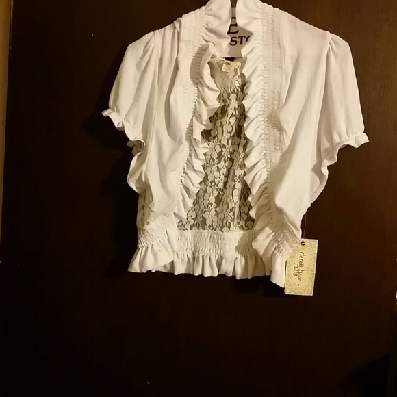 Cardigan with lace back