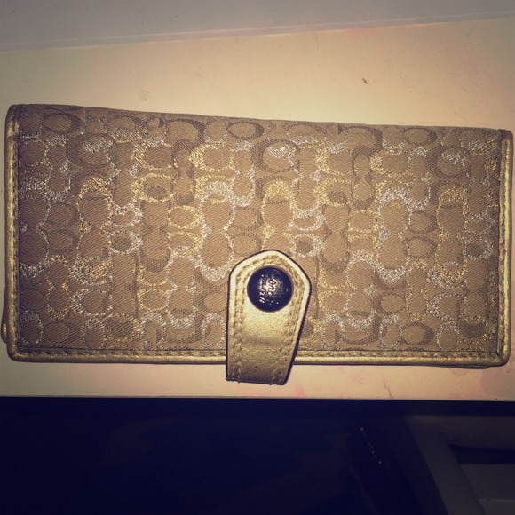 Coach wallet/checkbook holder