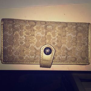 Coach wallet/checkbook holder