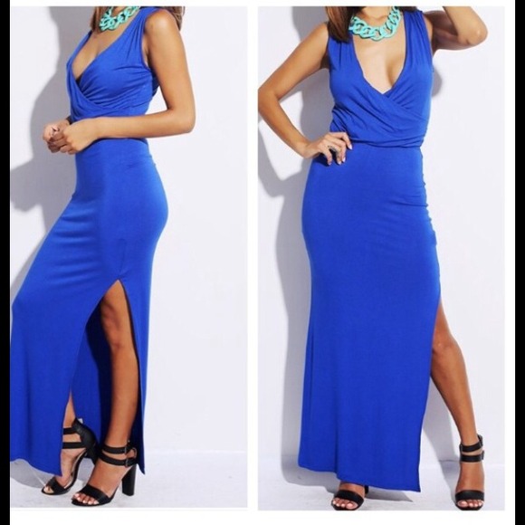 Blue maxi