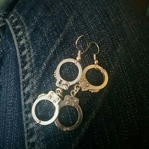 Handcuff earrings