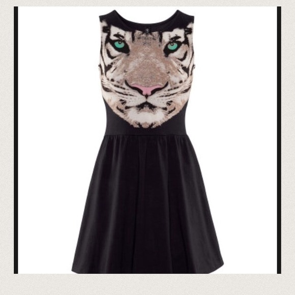 H&M sleeveless tiger dress