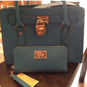 Michael Kors bag and wallet