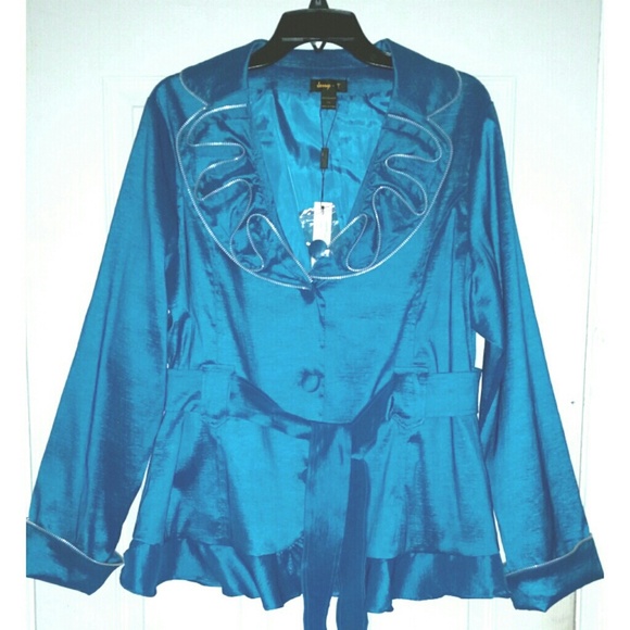 Brand new Cobalt blue Jacket/top