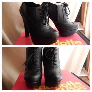 Charlotte Russe booties heels