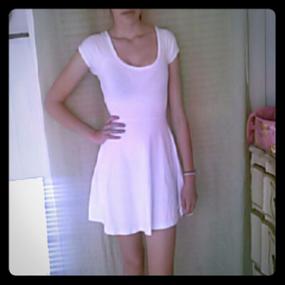 White back crossed brandy Melville dress