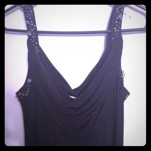 Black full length Calvin Klein "dressy" dress