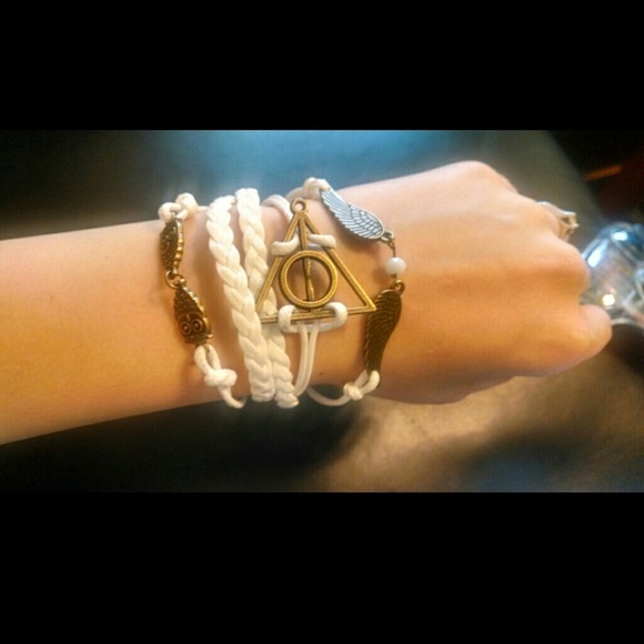 White Harry Potter Inspired Bracelet