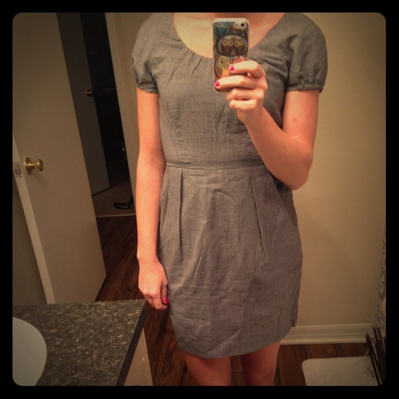 Grey JCrew Dress