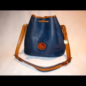 Dooney & Bourke Vintage Blue Bucket Bag