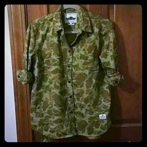 Penfield boyfriend button down