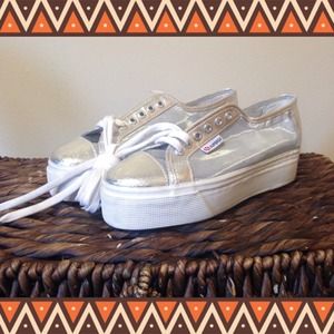 SALE  Superga Platform Net Sneakers