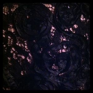 FloorLength Black Sheer Spag-Strap Formal Dress