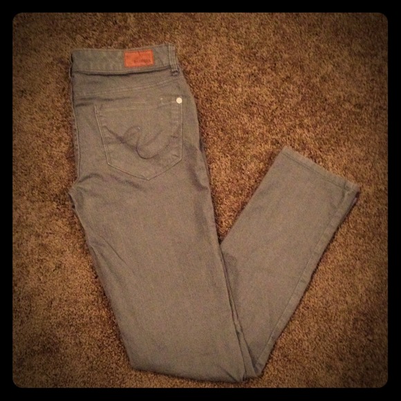 Stretchy Gray Skinny Jeans