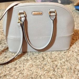 Anne Klein light gray handbag