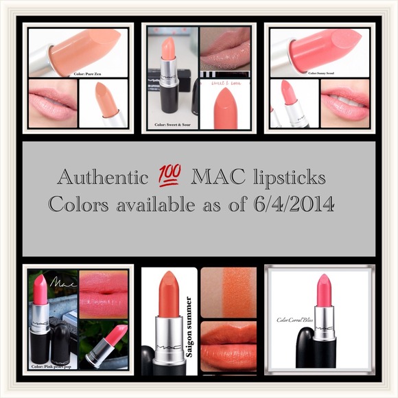 MAC 💯 authentic lipsticks is diff colors avail💄