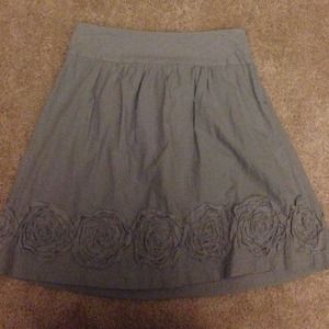Gray Roset Skirt