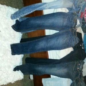 Four Pairs Of Size 0 Jeans