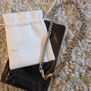 David Yurman necklace 16" wheat chain 6mm