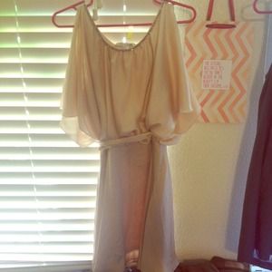Cream dress
