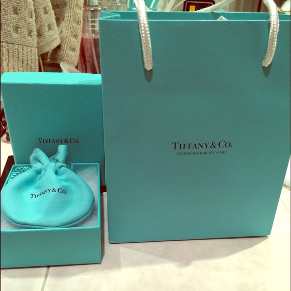TIFFANY & CO BAG, BOX, AND JEWELRY BAG