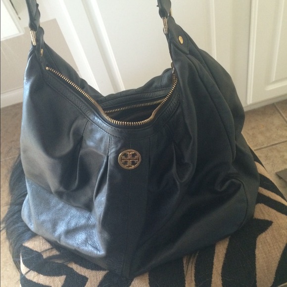 Tory burch hobo black bag purse
