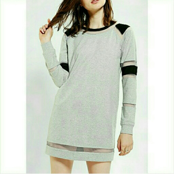 Sparkle & Fade Dresses & Skirts - Mesh Cut Out Sweater Dress