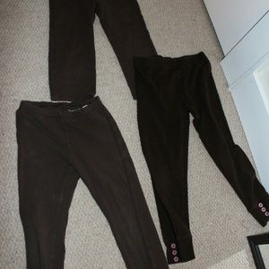 brown leggings ×3 for girl