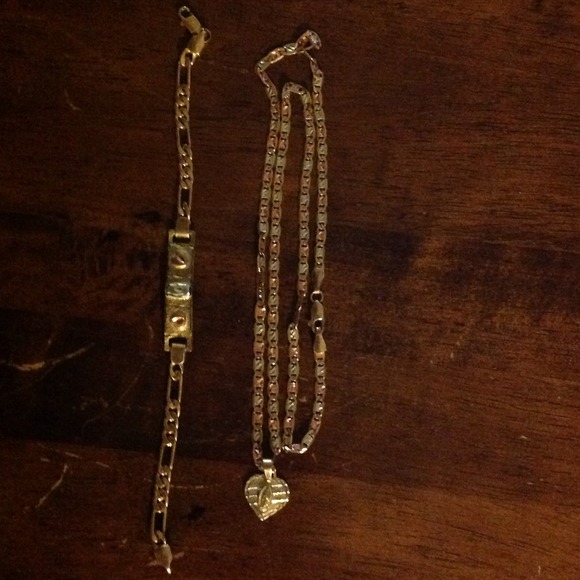 Catholic necklace and bracelet !!!!!