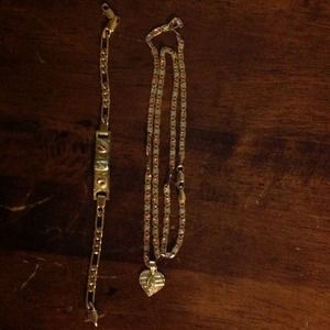 Catholic necklace and bracelet !!!!!