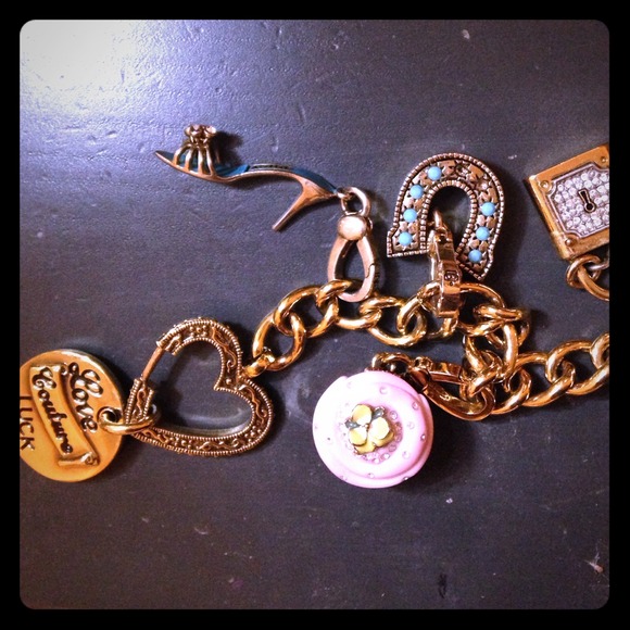 Lady Juicy bracelet | charms cupcake horseshoe etc
