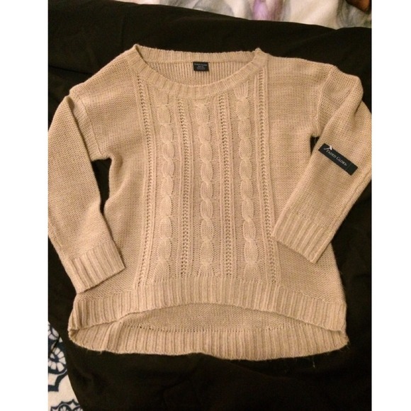 Tan Knit Sweater - Picture 2 of 3
