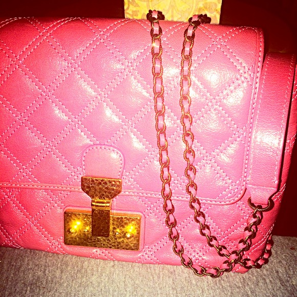Marc Jacobs Quilted Shoulder Designer Purse - Picture 1 of 3