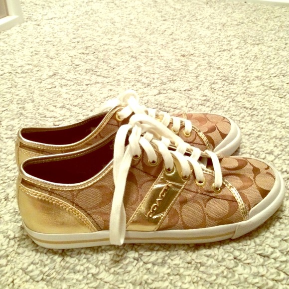 100% authentic coach size 8 tennis shoes