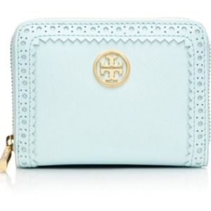 Tory Burch zip keychain wallet