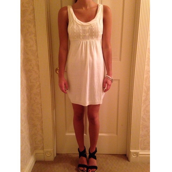 Cream Knit Dress