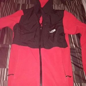 Red and black northface,  beautiful jacket medium