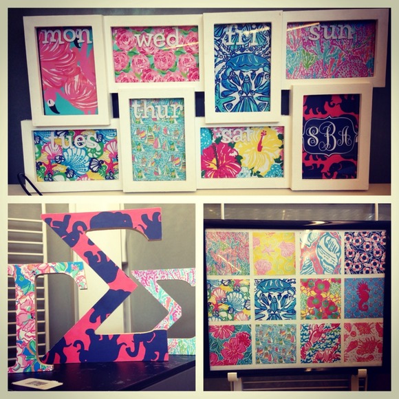 Lilly pulitzer dry erase boards