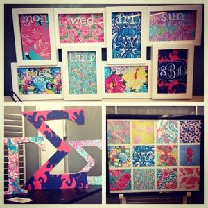 Lilly pulitzer dry erase boards