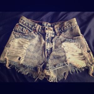 *SOLD* Ripped Levi Shorts
