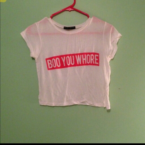 Boo you whore