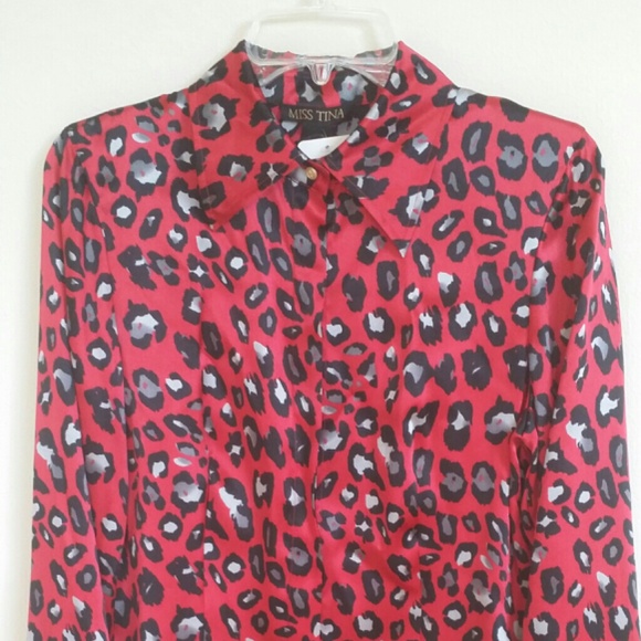 NWT MISS TINY Blouse w/Cuffs