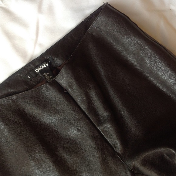 Pants - DKNY 100% leather pants NEW
