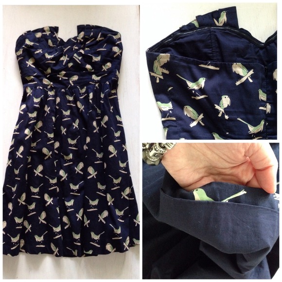 Sold in Bundle Anthropologie Bird Dress - Picture 4 of 4